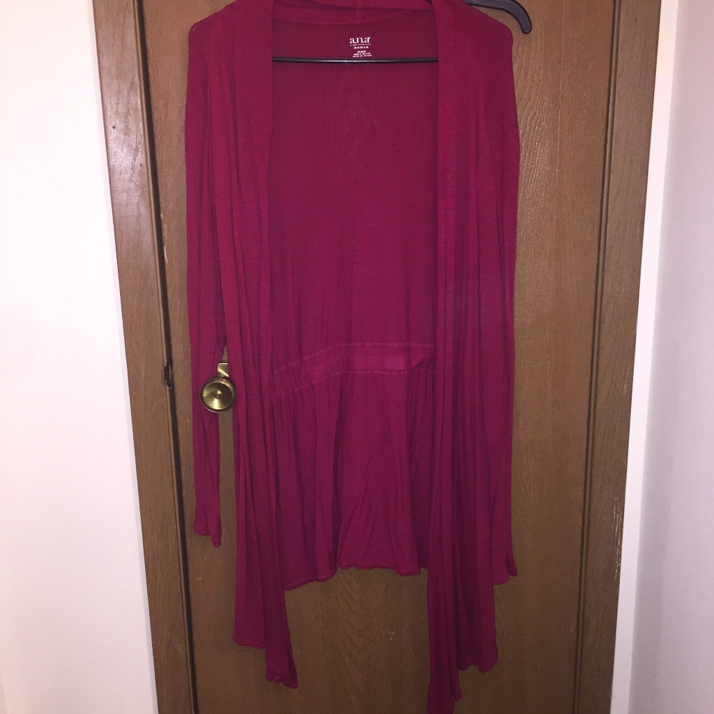 a.n.a. brand long-sleeve open top